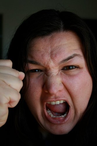 angry mom